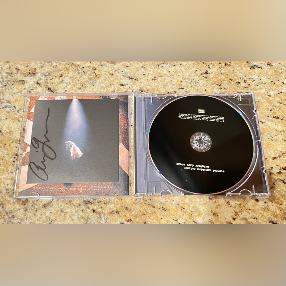 SIGNED Ariana Grande Eternal Sunshine Deluxe: Brighter Days Ahead “Imperfect” CD